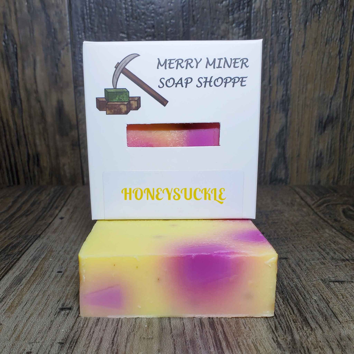 natural bar soap scented as honeysuckle