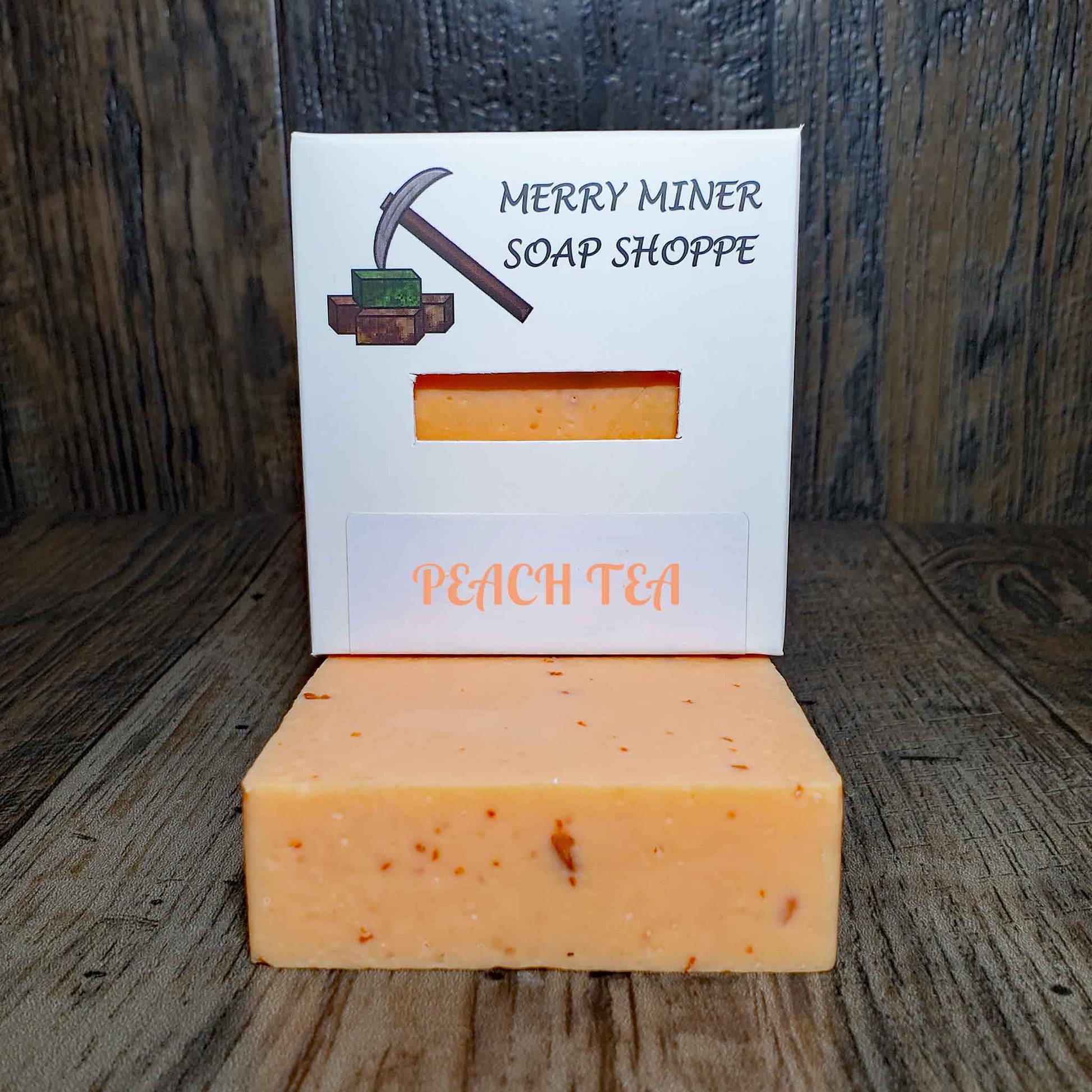 natrual bar soap scented as peach tea