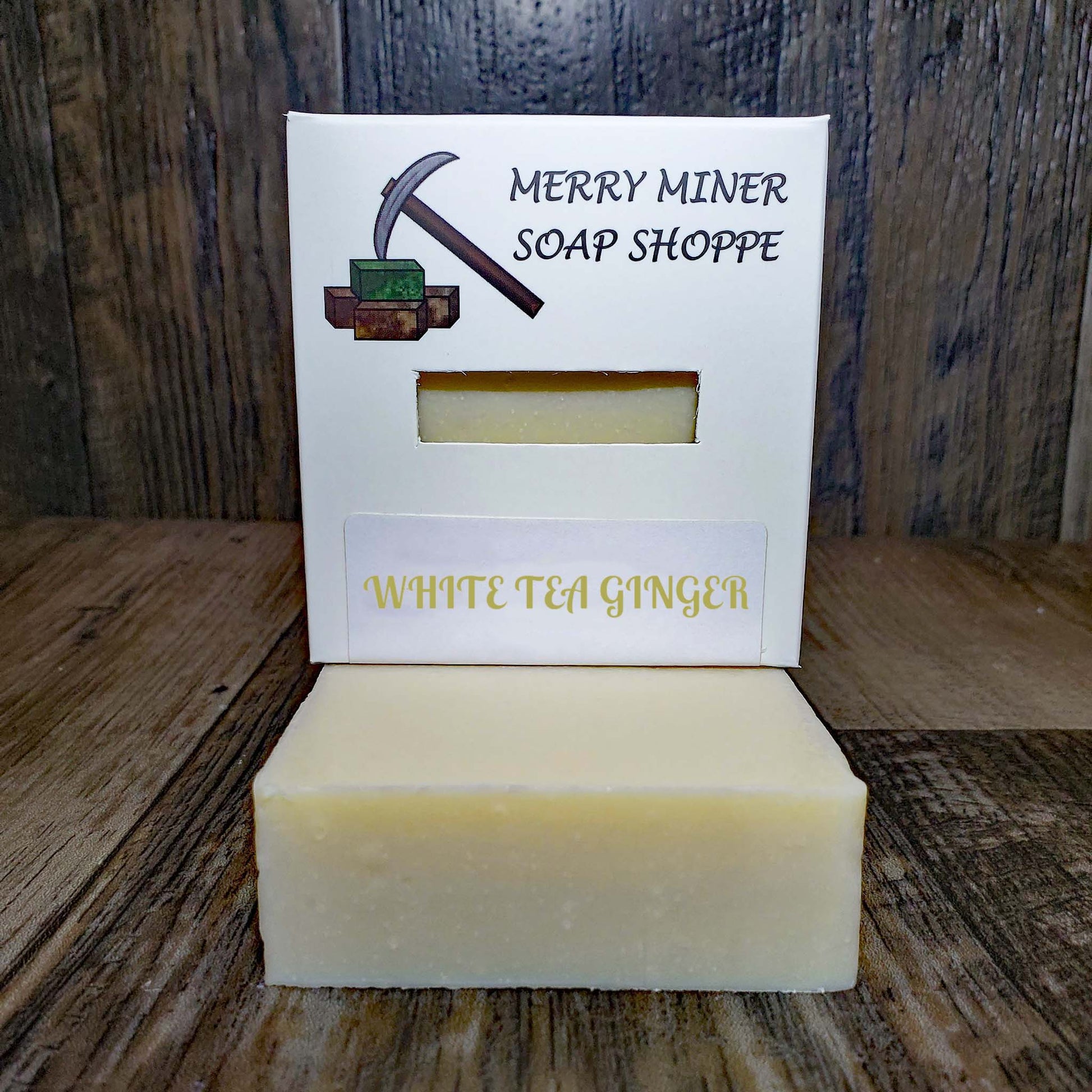 natural bar soap scented as white tea ginger