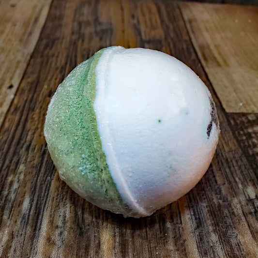 natural bath bomb scented as asian pear