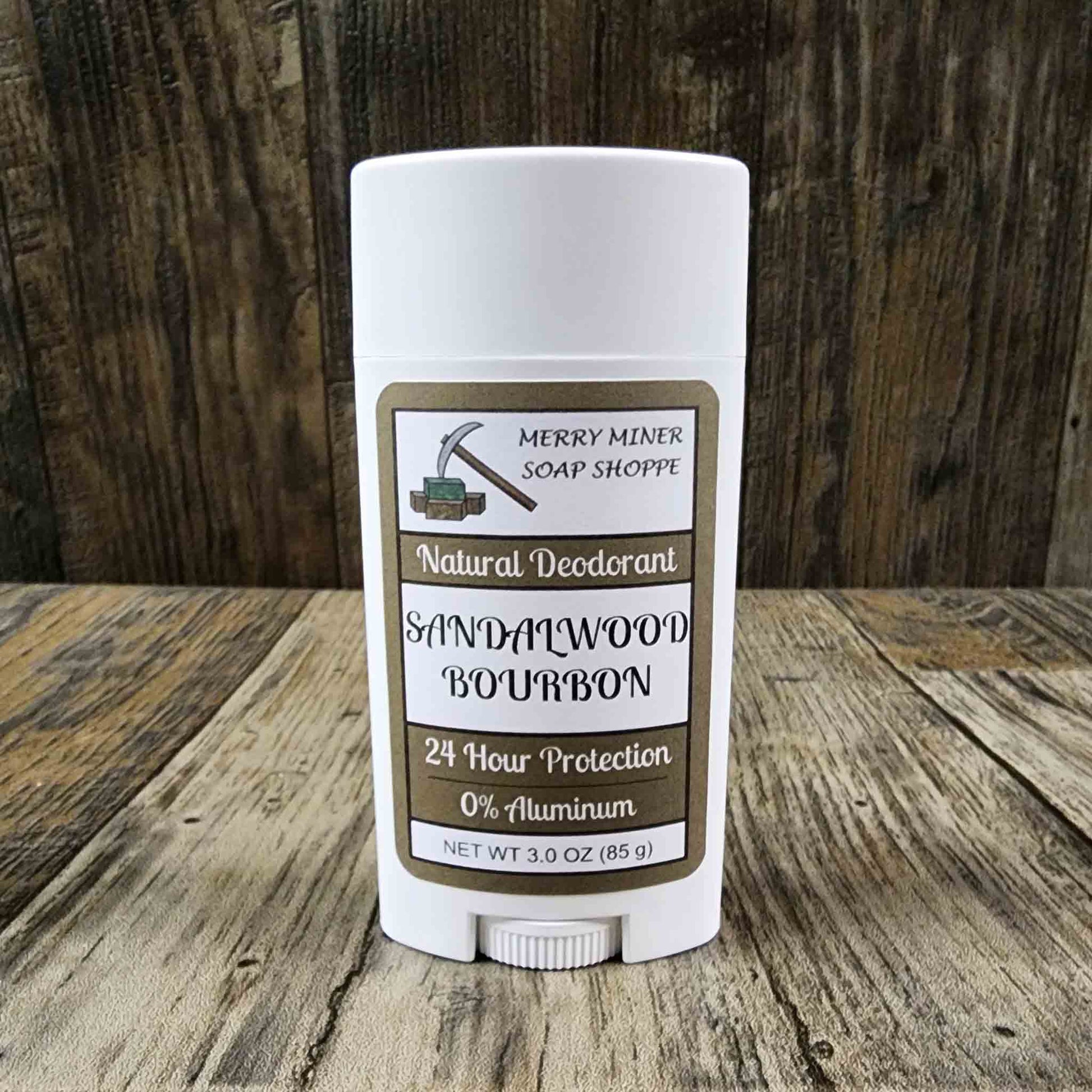 natural deodorant scented as sandalwood bourbon