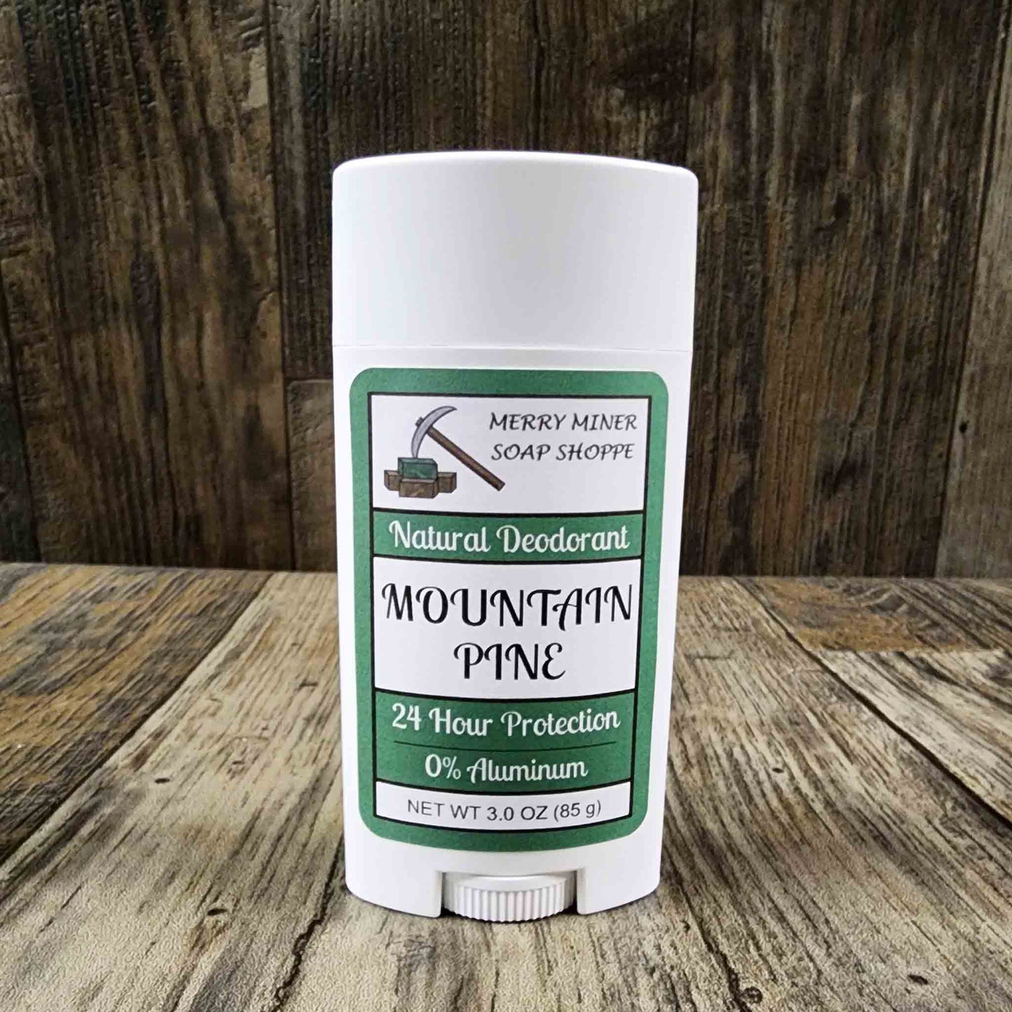 natural deodorant scented as mountain pine