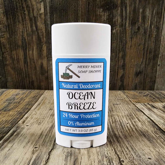 natural deodorant scented as ocean breeze