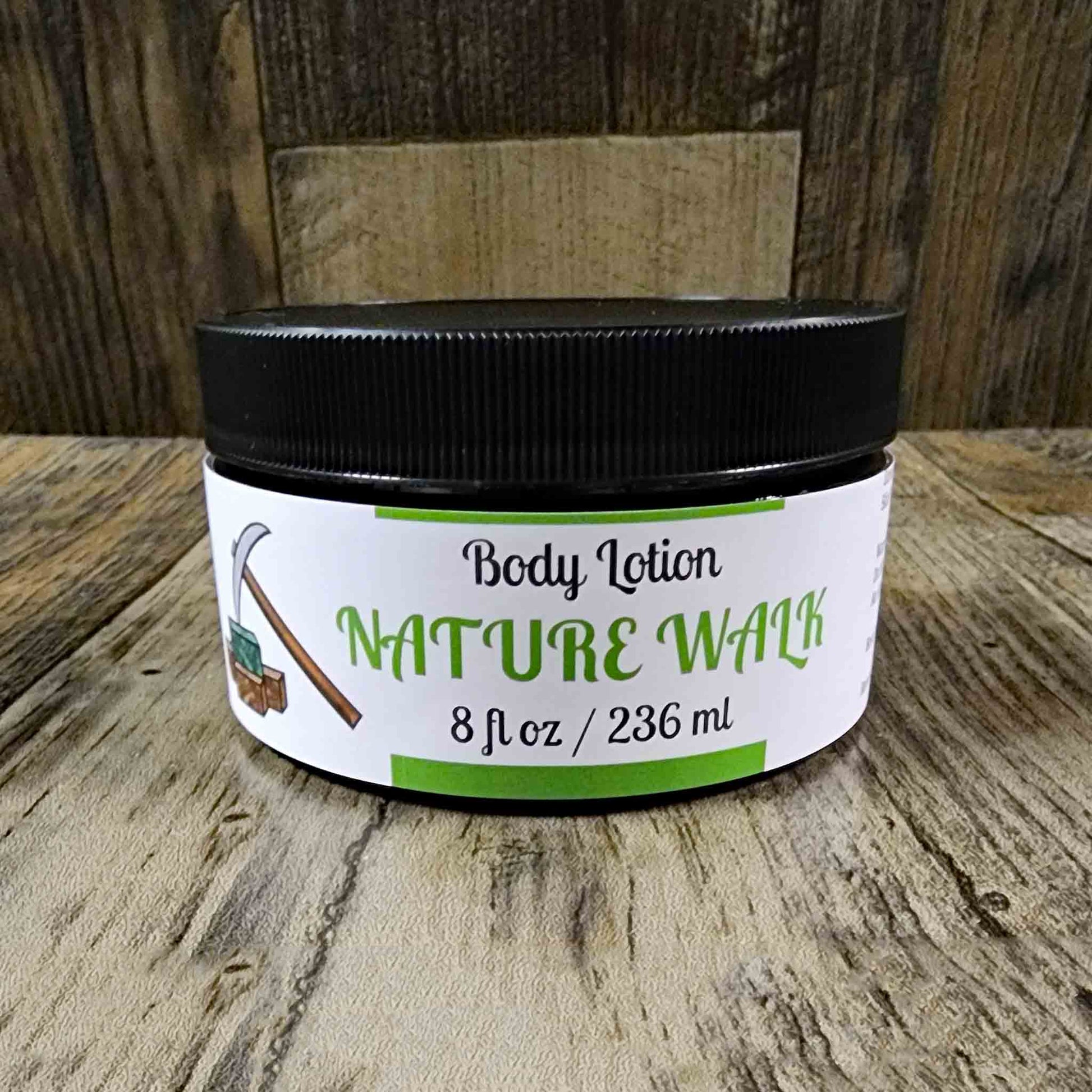 natural body lotion scented as nature walk