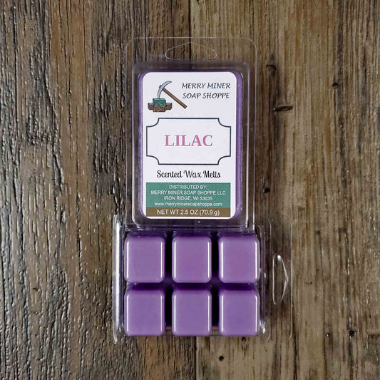 soy coconut wax melts scented as lilac