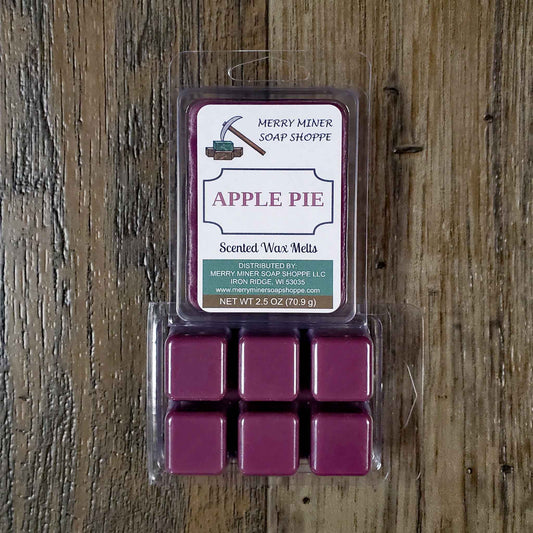 soy coconut wax melts scented as apple pie