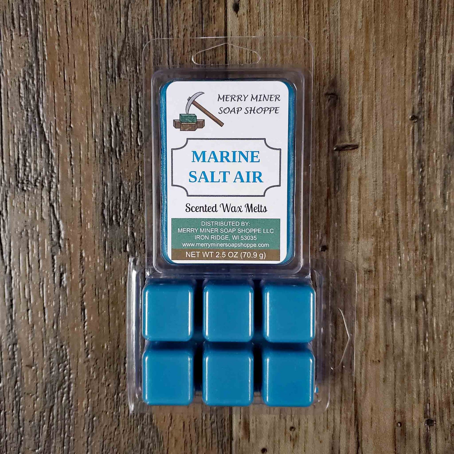 soy coconut wax melts scented as marine salt air